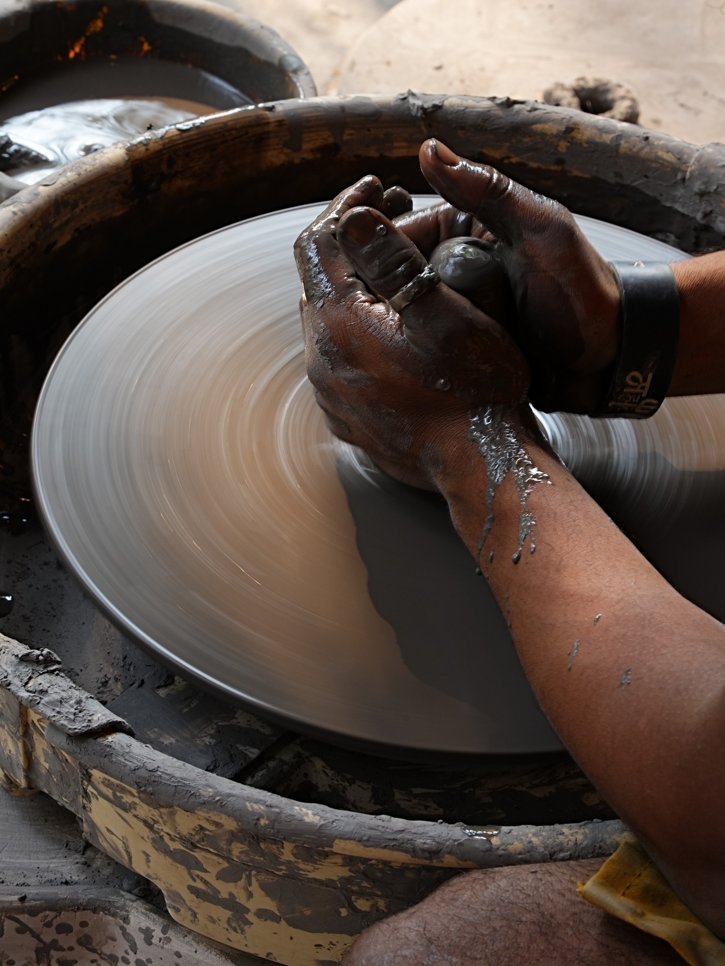 That Moment When Clay Feels Like Meditation