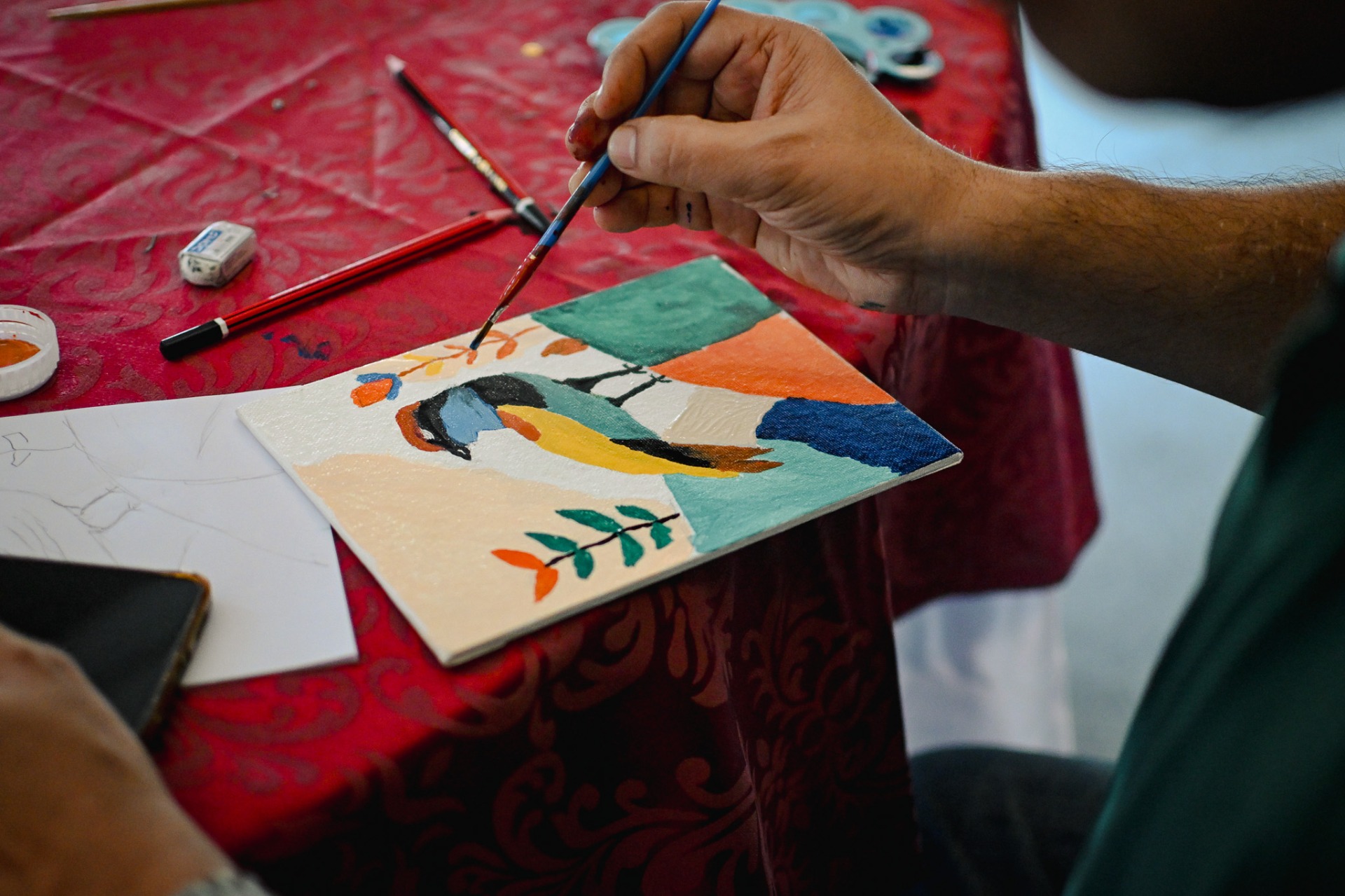 How I Found Painting to Be My Unlikely Stress Buster