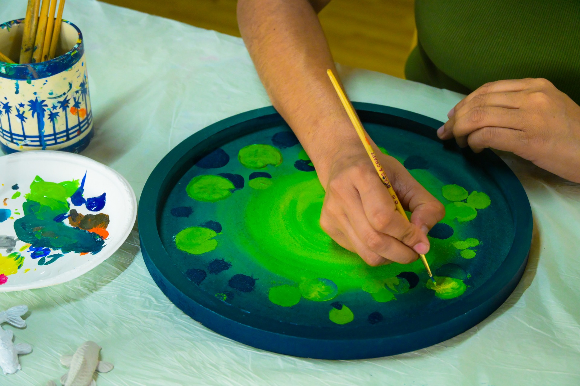 How I Found Myself Pouring a Koi Pond on a Chill Bangalore Weekend