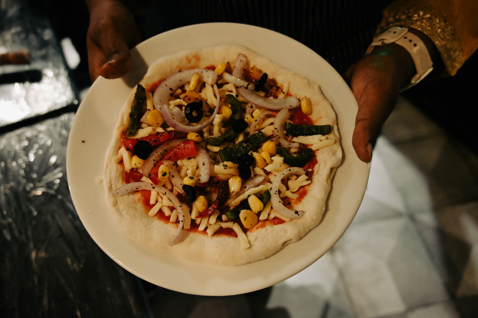 Stretching Out and Choosing Toppings with Glee