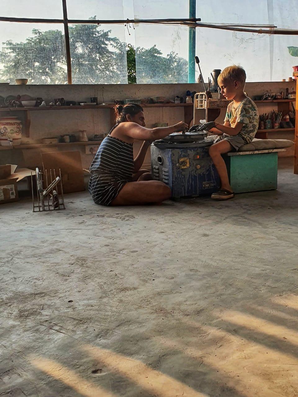 Finishing touches and taking your creation home feels amazing