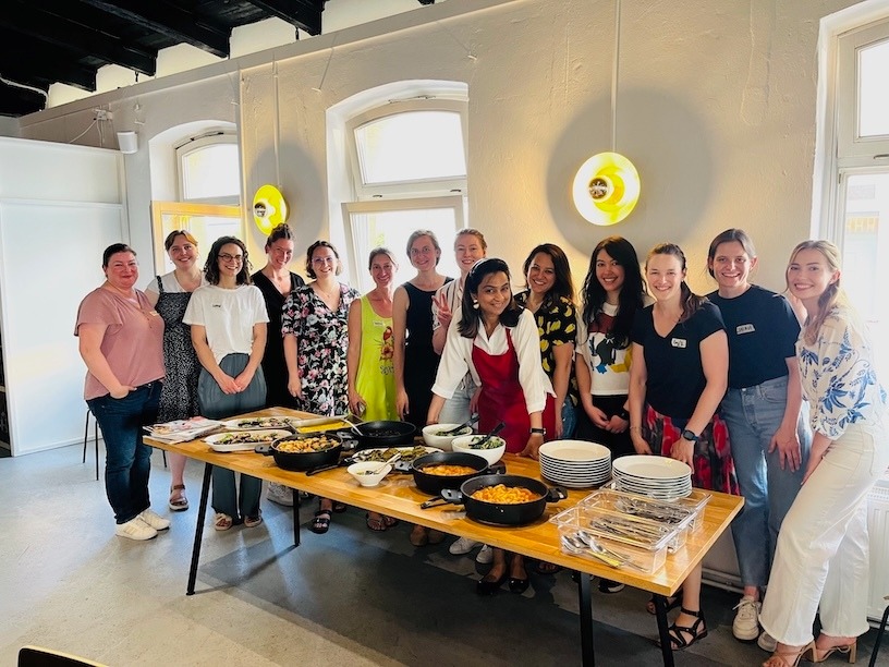 Sit down, sip soft drinks, and enjoy the fruits of your labour