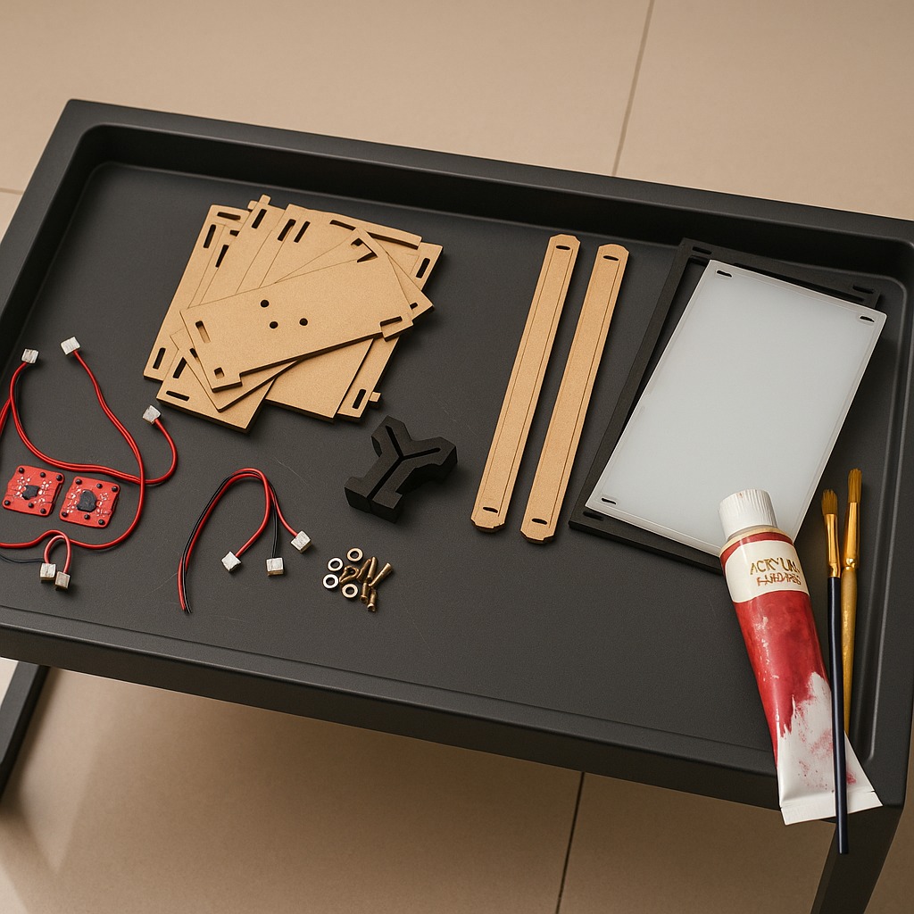 Starting with a friendly hello and a table full of surprises