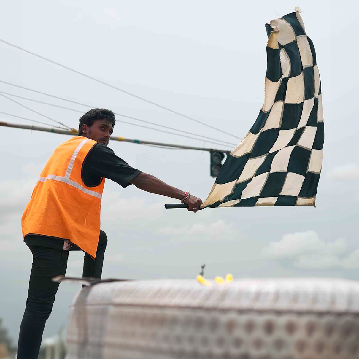 Track Marshalls, Race Flags and Signal Transponders
