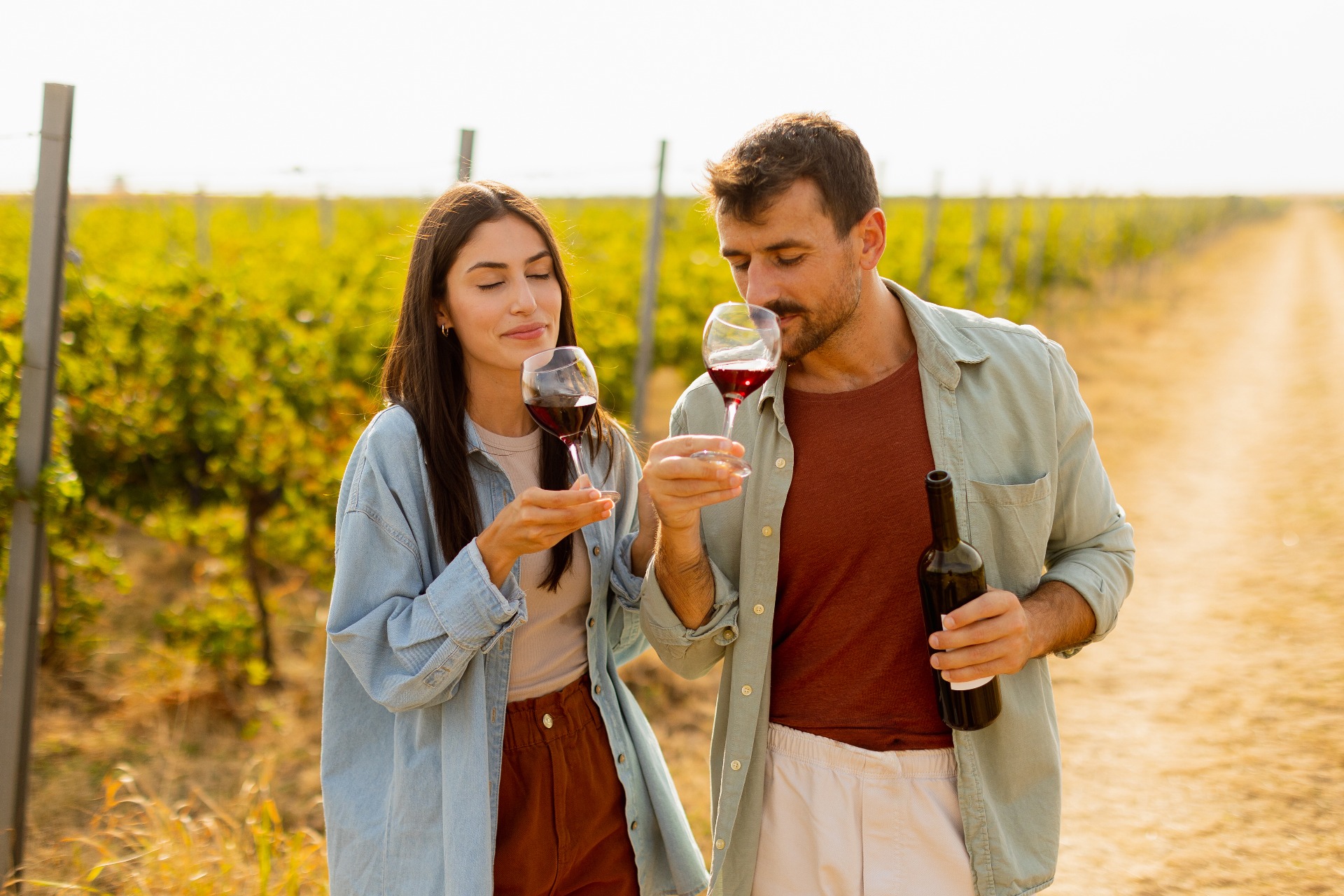 Tasting wines and tasting life together