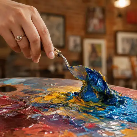 Beginner-Friendly Knife Painting