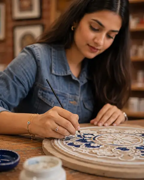 Beginner-Friendly Gujarat Lippan Art Experience