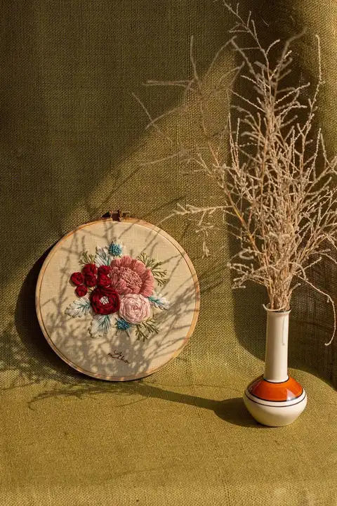 Beginner Friendly Botanical Hand Embroidery