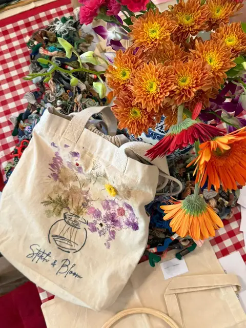 Petal Print & Embroidery