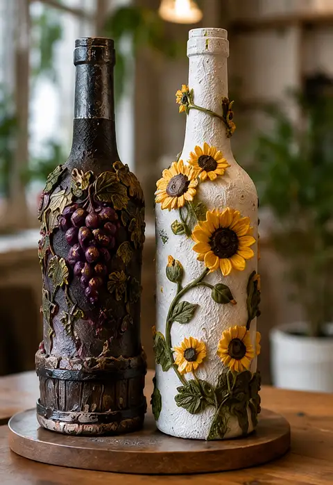 Hands-On 3D Clay Bottle Art