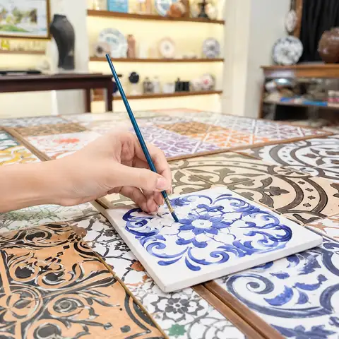 Beginner-Friendly Azulejo Tile Painting