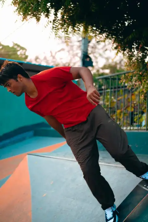 Skateboarding Practice Session