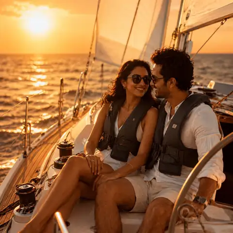 Private Yacht Sail Along the Pondicherry Coastline