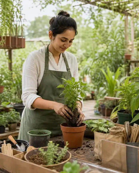 A Slow Session of Planting and Care