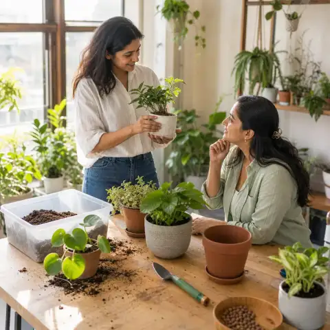 Learn how space and sunlight affect where indoor plants will thrive.