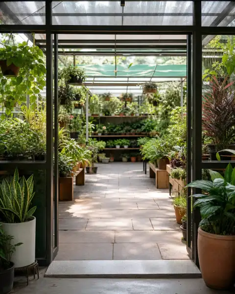 Standalone gallery: show an unoccupied nursery threshold with clear walking space and layered.