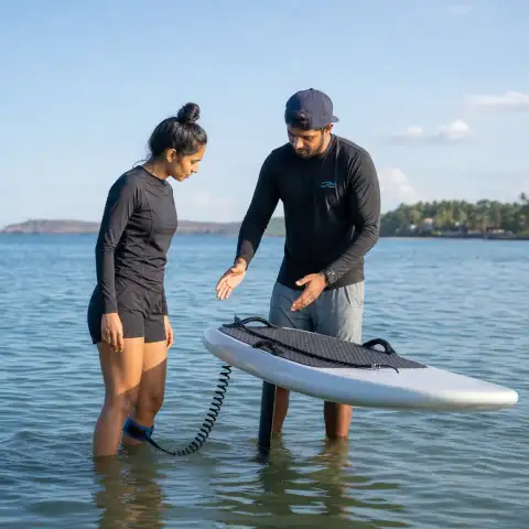 Feel the board rise and smooth out beneath you.
