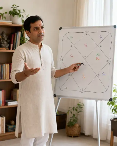 Standalone gallery: Show one instructor standing beside a diagram and gesturing openly during.