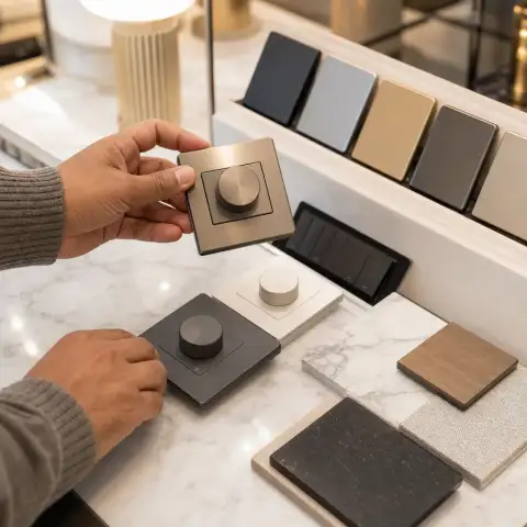 Learn how to choose designer fans and switches that match the overall interior style.