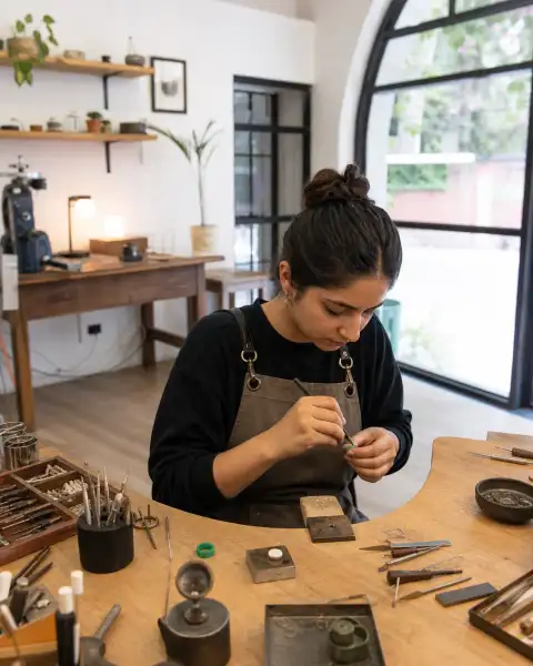 Private Silver Ring Making Session