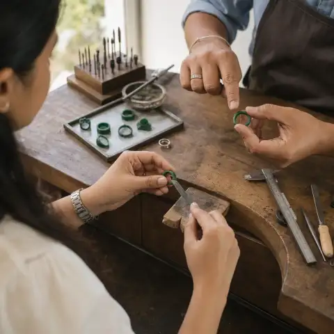 Leave the making stage knowing the final piece becomes silver.