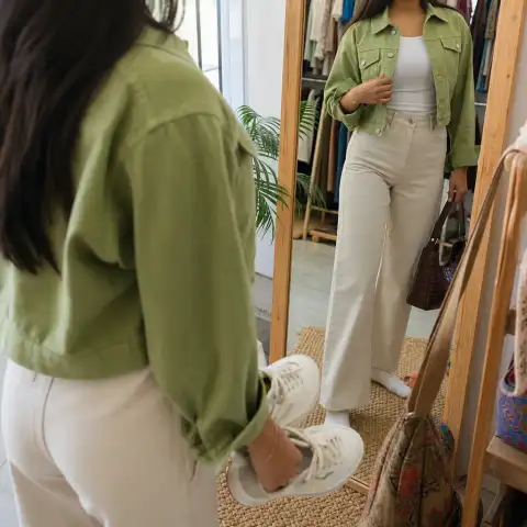 See how one extra piece can change the whole outfit.