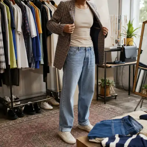 Get practical help combining thrift pieces into polished outfits.
