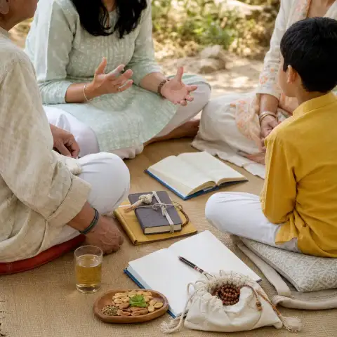 Explore one Gita teaching through situations your family can recognise.