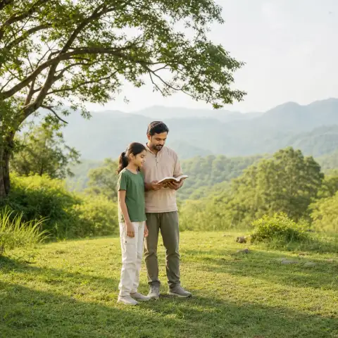 A peaceful outdoor setting gives your family space to slow down together.
