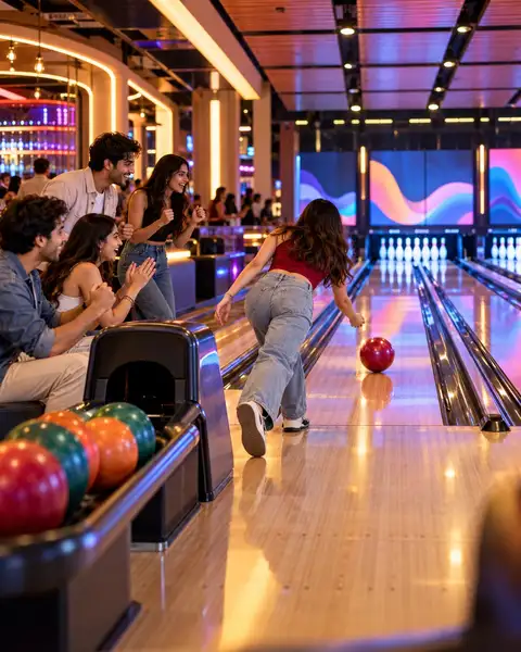The Bowling Social with Fries & Coke