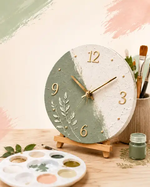 Design and Paint Your Own Working Clock
