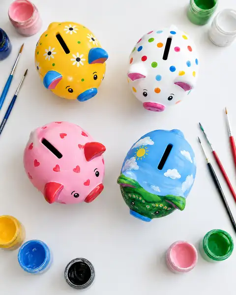 Paint Your Fortune: A Piggy Bank Painting Experience