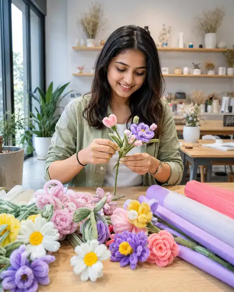 Create Your Own Pipe Cleaner Bouquet