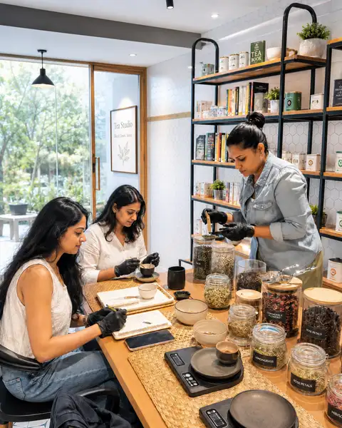 Build, Taste, and Name Your Own Chai or Tea Blend