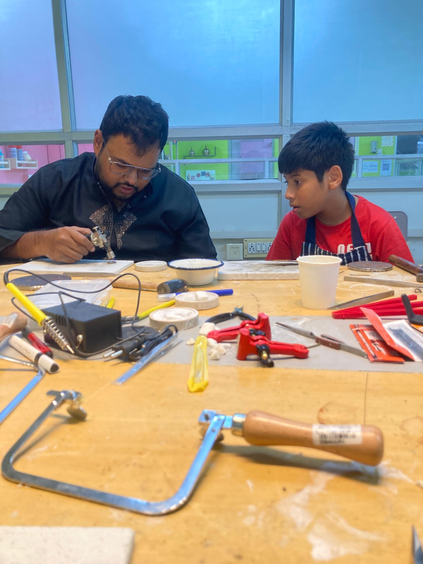 That first step inside a colourful creative hub