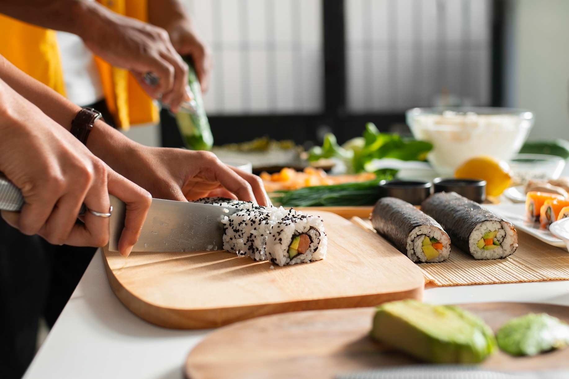 Rolling, Shaping, and Becoming a Sushi Ninja